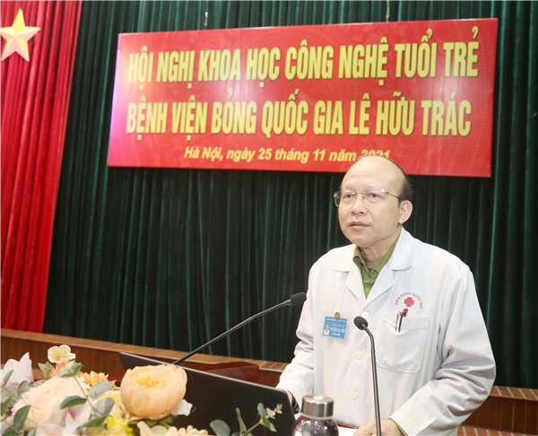 Hội nghị Khoa học công nghệ tuổi trẻ Bệnh viện Bỏng Quốc gia Lê Hữu Trác năm 2021