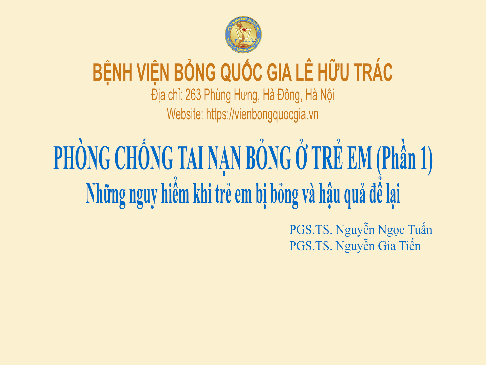 Những nguy hiểm khi trẻ bị bỏng và hậu quả để lại