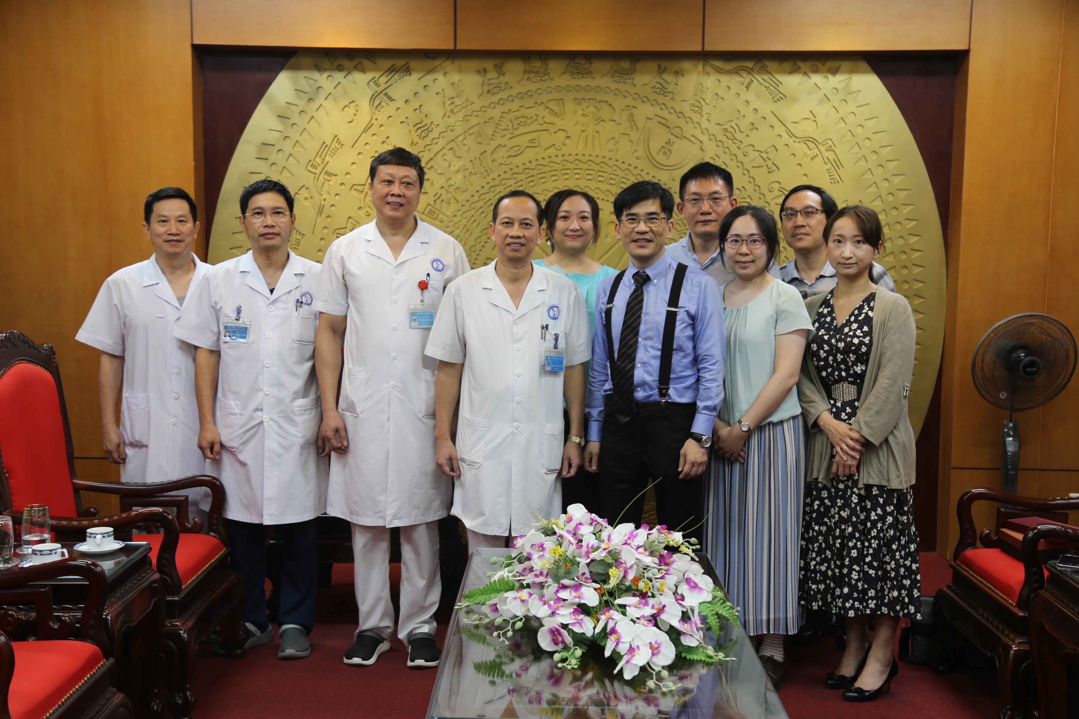 Trao đổi hợp tác cùng chuyên gia đến từ Bệnh viện Đa khoa Cựu chiến binh Đài Bắc, Đài Loan tại Bệnh viện Bỏng Quốc gia Lê Hữu Trác