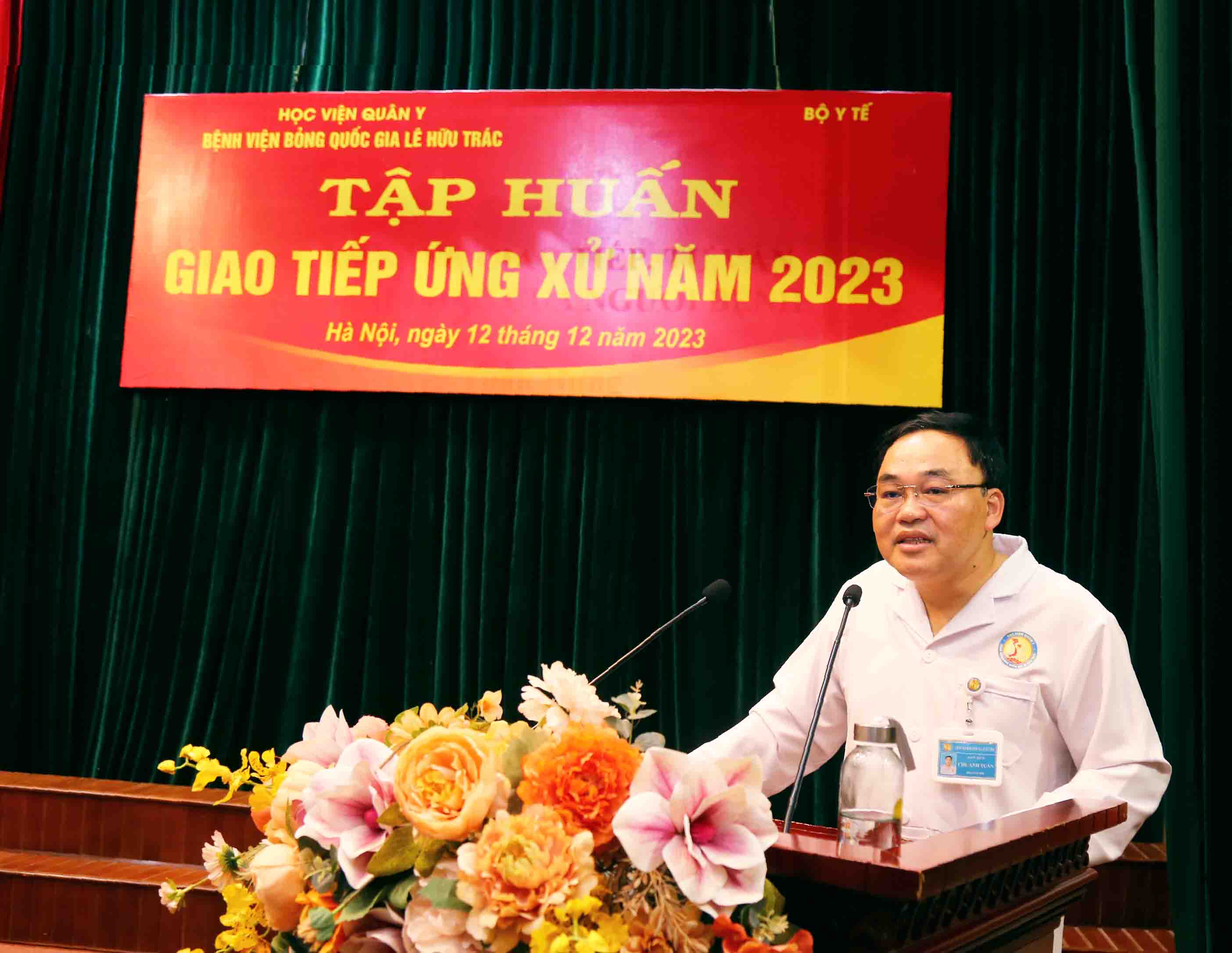 Bệnh viện Bỏng Quốc gia Lê Hữu Trác tập huấn giao tiếp ứng xử cho cán bộ, nhân viên y tế