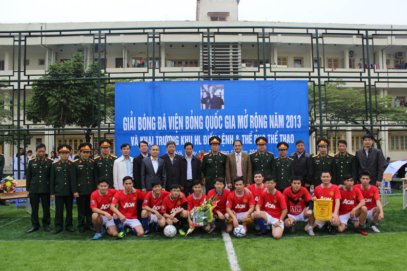 Lễ khai trương khu huấn luyện điều lệnh - Thể dục thể thao và giải bỏng đá VBQG mở rộng