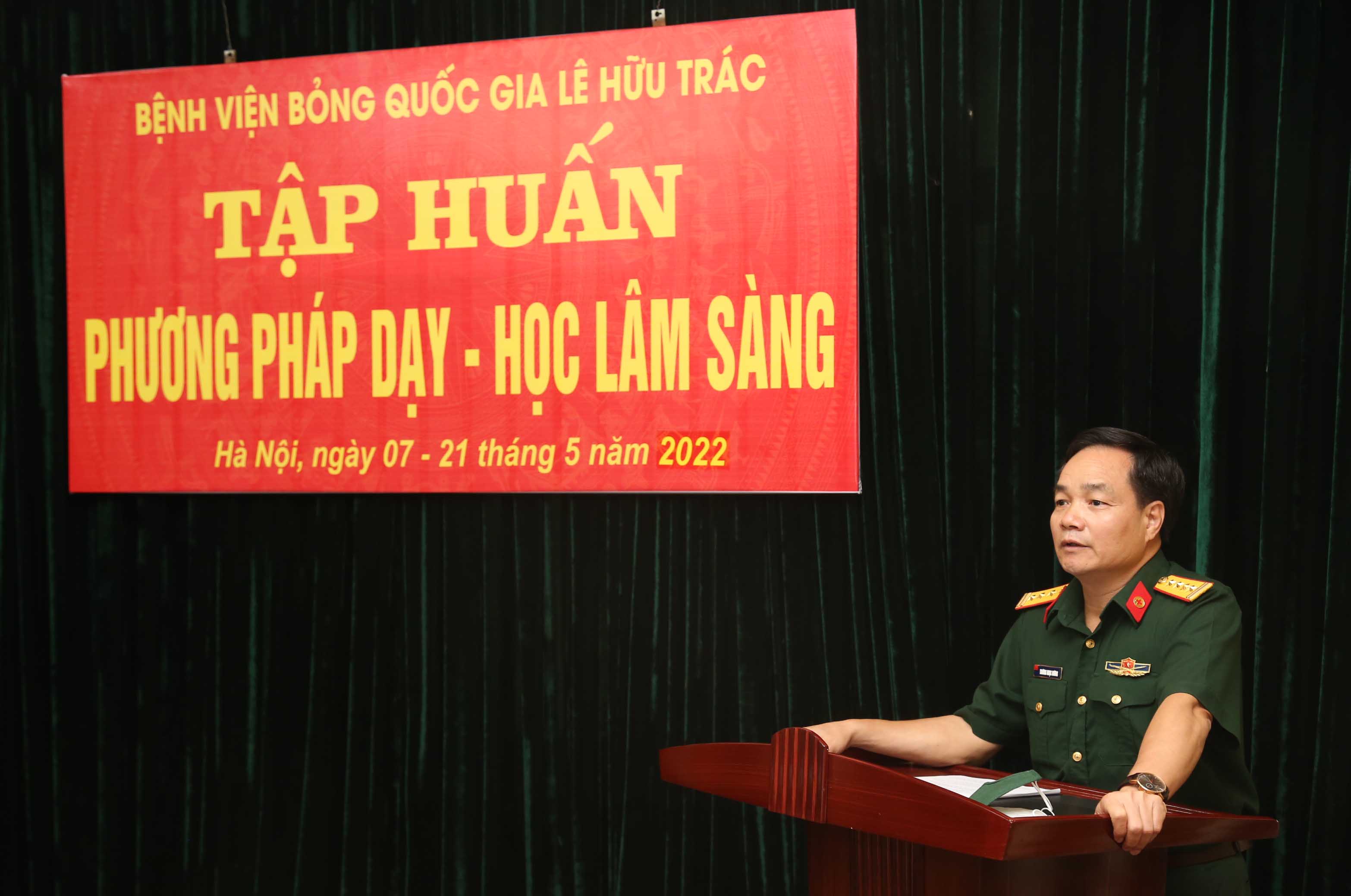 Bệnh viện Bỏng quốc gia Lê Hữu Trác tập huấn bồi dưỡng phương pháp dạy - học lâm sàng cho cán bộ, nhân viên y tế