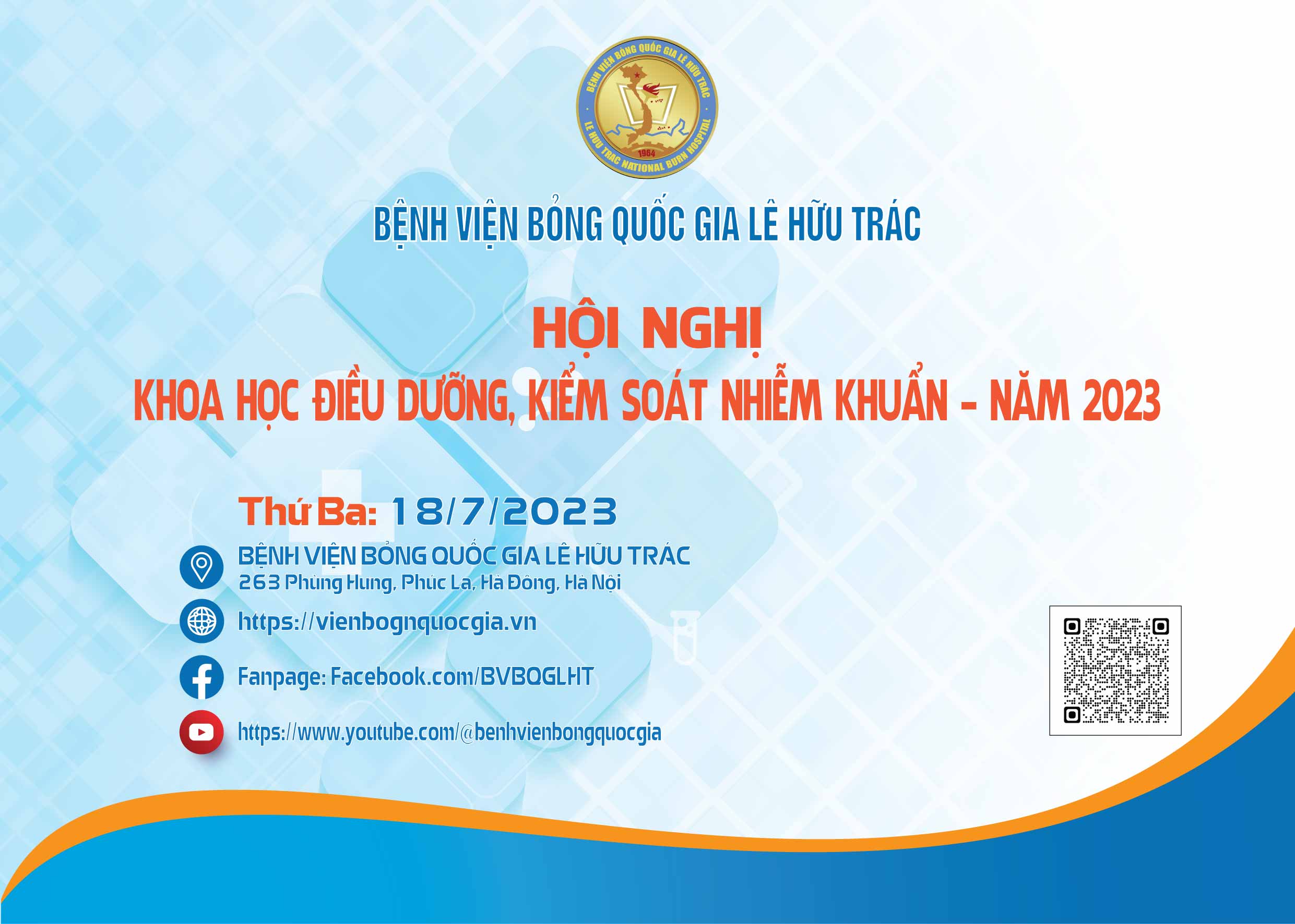Thông báo tổ chức Hội nghị khoa học điều dưỡng, kiểm soát nhiễm khuẩn năm 2023
