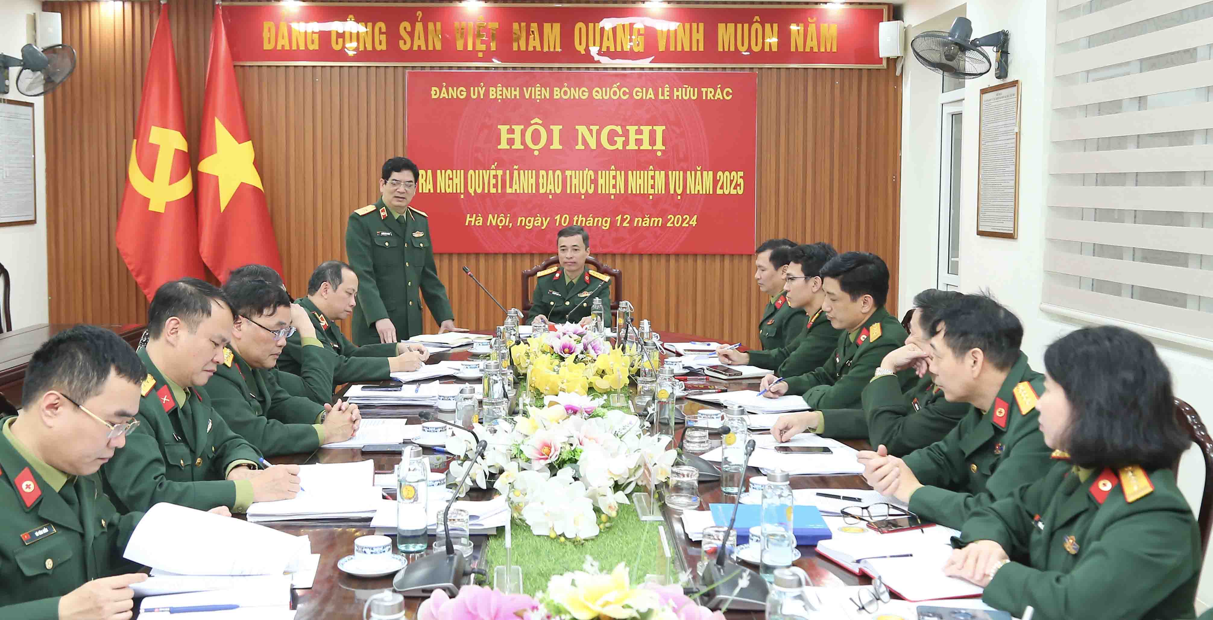 Bệnh viện Bỏng Quốc gia Lê Hữu Trác ra nghị quyết lãnh đạo thực hiện nhiệm vụ năm 2025