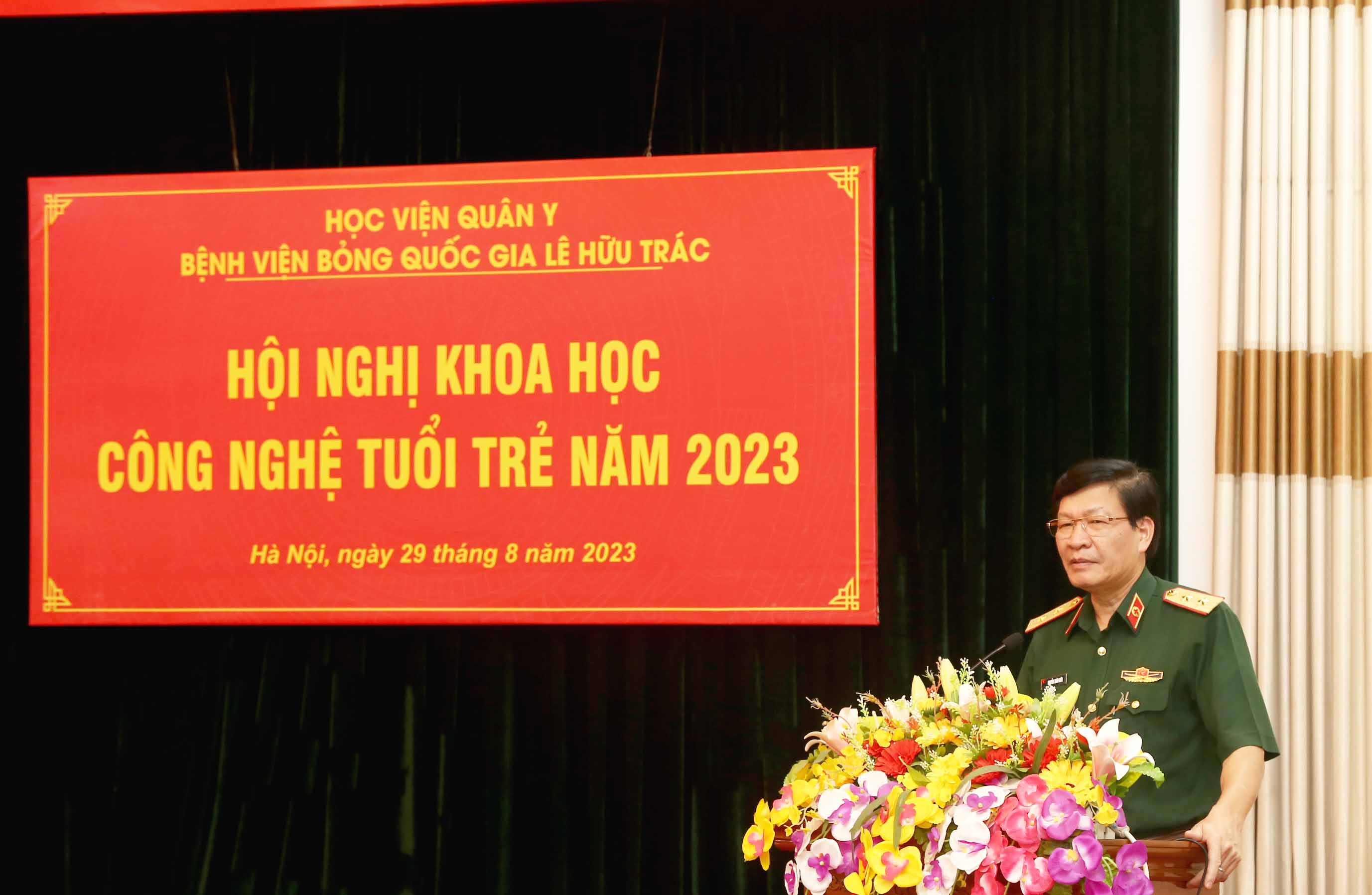 Bệnh viện Bỏng Quốc gia Lê Hữu Trác tổ chức Hội nghị khoa học công nghệ tuổi trẻ năm 2023