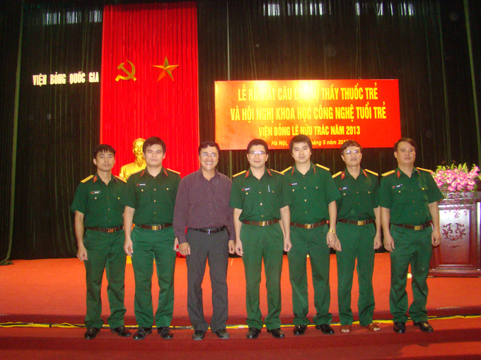 Lễ ra mắt câu lạc bộ thầy thuốc trẻ Viện Bỏng Lê Hữu Trác 