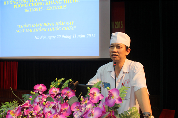 Viện Bỏng Quốc gia cam kết về phòng chống kháng thuốc