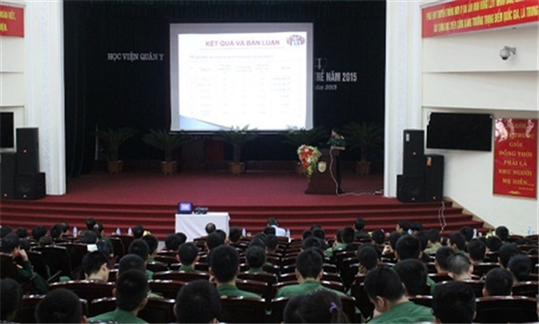 Hội nghị Khoa học công nghệ tuổi trẻ Học viện Quân y năm 2015
