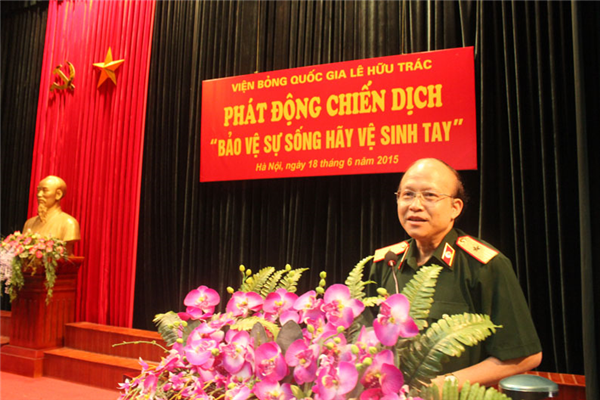 Viện Bỏng Quốc gia tổ chức Lễ phát động chiến dịch "Bảo vệ sự sống: Hãy vệ sinh tay"