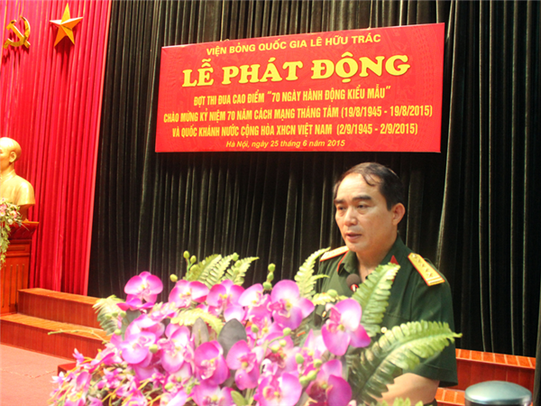 Viện Bỏng Quốc gia phát động đợt thi đua cao điểm "70 ngày hành động kiểu mẫu"