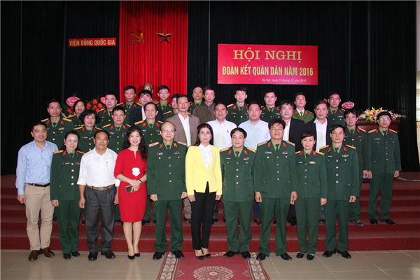 Viện Bỏng Quốc gia tổ chức Hội nghị đoàn kết quân - dân năm 2016
