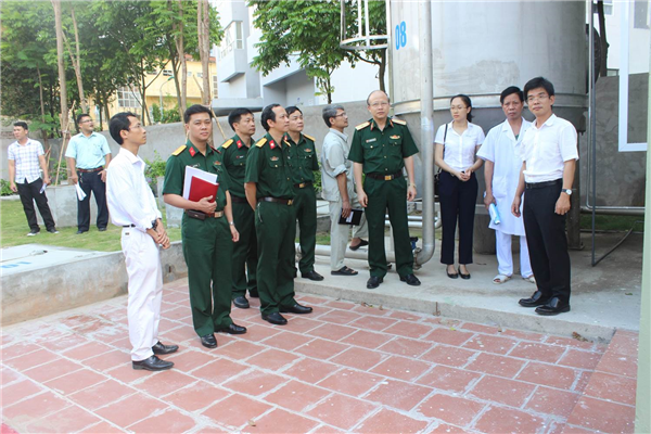 Viện Bỏng Quốc gia nghiệm thu và đưa vào sử dụng Trạm xử lý và lưu giữ nước thải bệnh viện