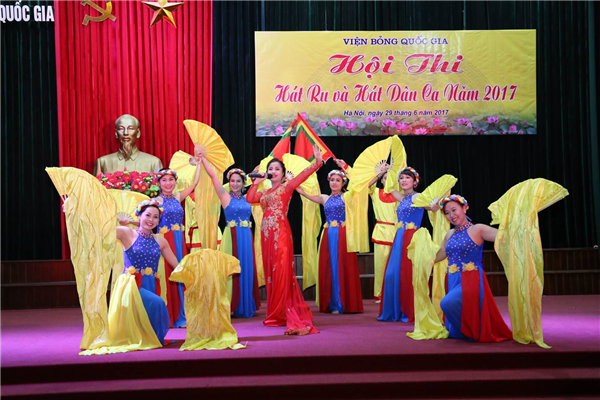 VIỆN BỎNG LÊ HỮU TRÁC TỔ CHỨC HỘI THI HÁT RU VÀ HÁT DÂN CA NĂM 2017