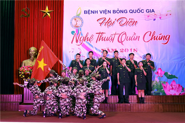 Đặc sắc Hội diễn nghệ thuật quần chúng Bệnh viện Bỏng Quốc gia năm 2018