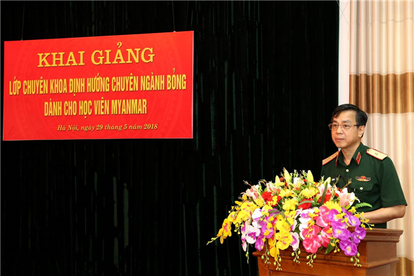 Khai giảng lớp chuyên khoa định hướng chuyên ngành Bỏng cho học viên Myanmar