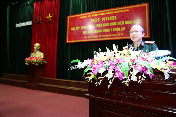 Bệnh viện Bỏng Quốc gia đối thoại dân chủ với Cán bộ, Kỹ sư, bác sĩ, Dược sĩ Đại học trong toàn Bệnh viện