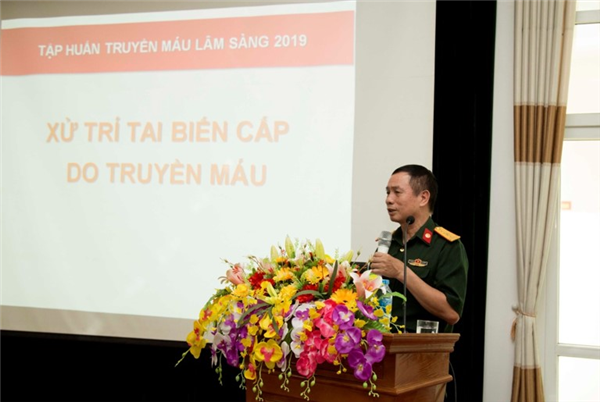 Tập huấn an toàn truyền máu lâm sàng