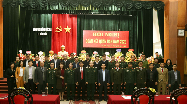 Bệnh viện Bỏng Quốc gia Lê Hữu Trác tổ chức Hội nghị đoàn kết quân dân năm 2020